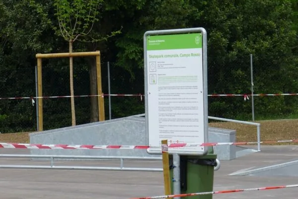 Neue mobile Skateanlage in Balerna