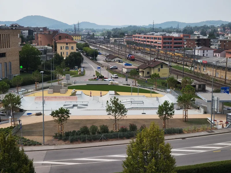 Skatepark, Parkour und Street Workout in Mendrisio